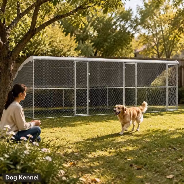 Cuccia Per Cani 3 Pz Argento 6 X 2 X 2 M Acciaio Zincato