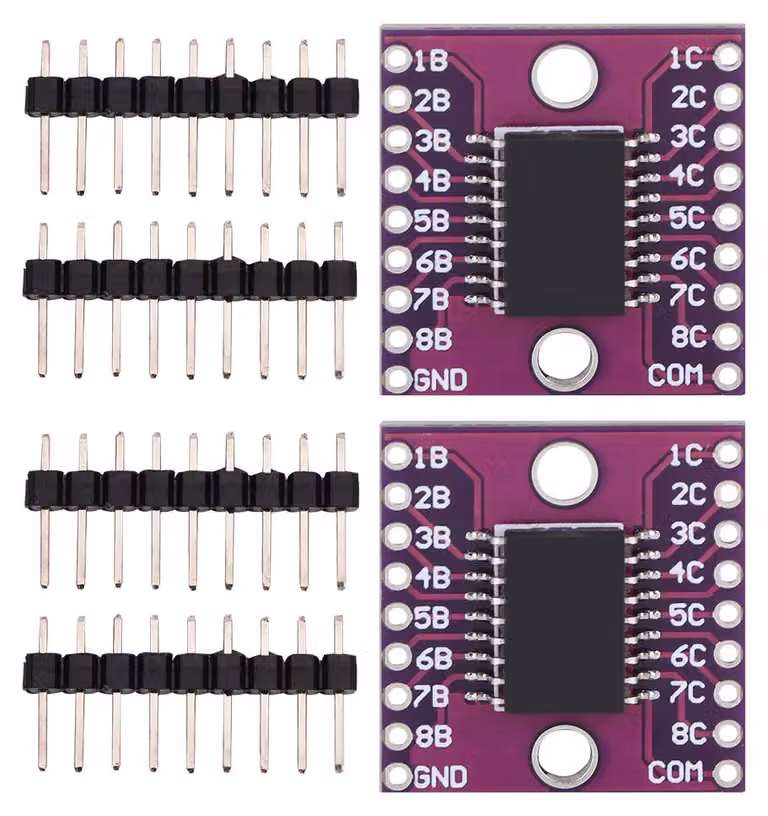 2 pezzi ULN2803A modulo Darlington Tube componente elettrico del driver di tensione ad alta corrente