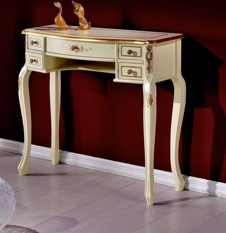 Design Luxus Möbel Sekretar Antik Barock Stil Tisch Holz Italienische Möbel