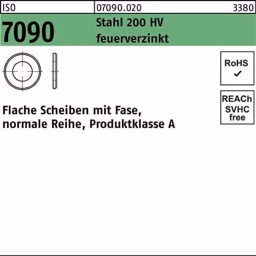 Dischi Reyher ISO 7090 45 (48x85x8 ) HV, tZn 070900200450000 (25 pezzi)
