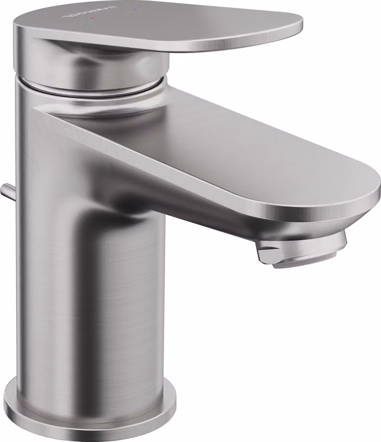 Duravit Wave Mitigeur monocommandé pour lavabo, saillie 95 mm, avec garniture découlement, WA1010001070, WA1010001070