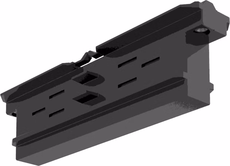EGLO TRACK 3PHS Connettore longitudinale non conduttivo nero, 1 pz.