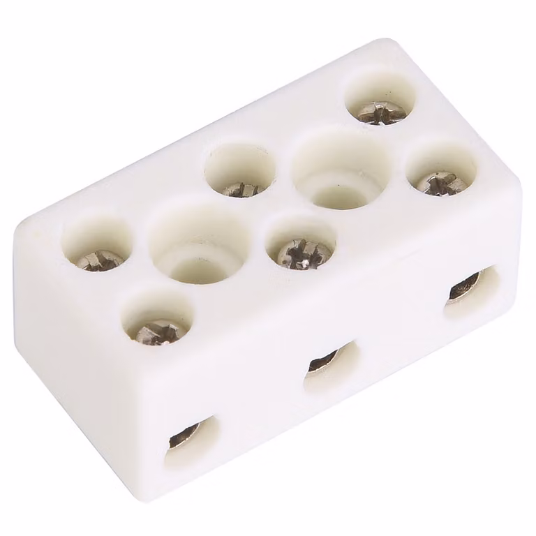 10 pezzi connettori per fili a morsettiera in Vetroceramica a 3 vie da 24 A, resistenti alle alte temperature
