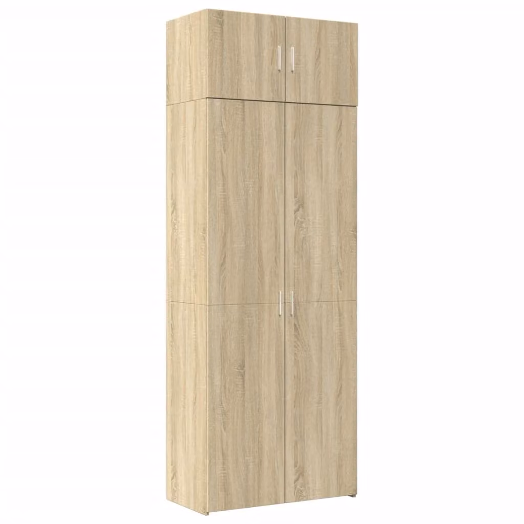 Armadietto Rovere Sonoma 80x42,5x225 cm in Truciolato