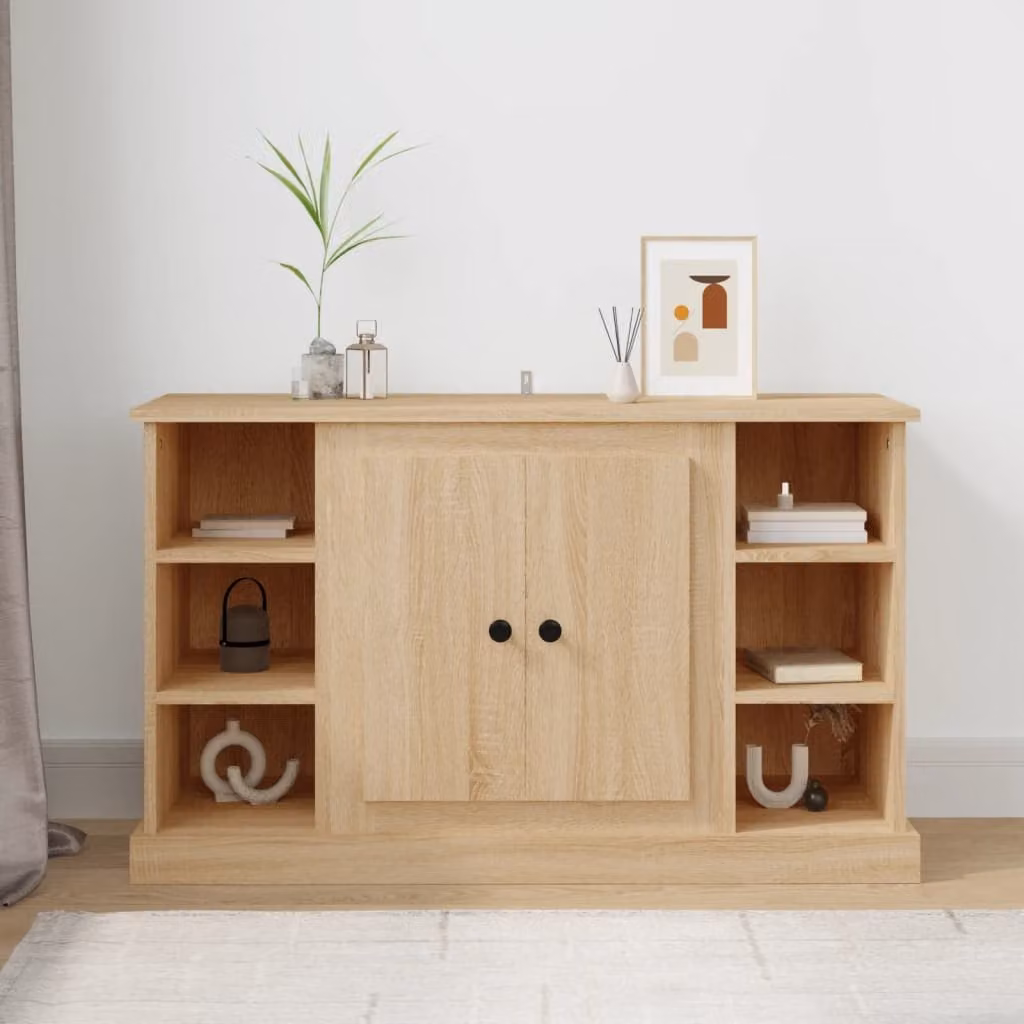Credenza vidaXL in Rovere Sonoma, Legno Multistrato, L/P/H: 100 x 35,5 x 60 cm