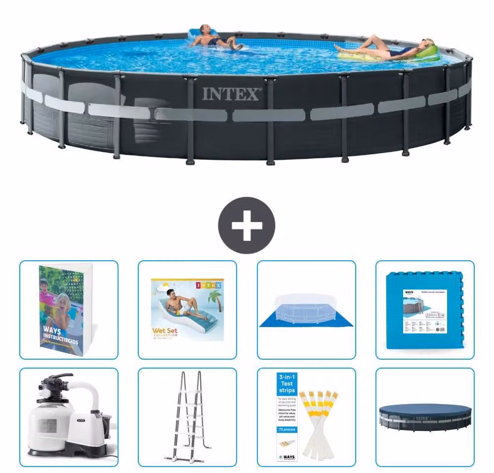 Ultra XTR Pool Rund - 732x132 cm - Set da 7 pezzi, modello S651