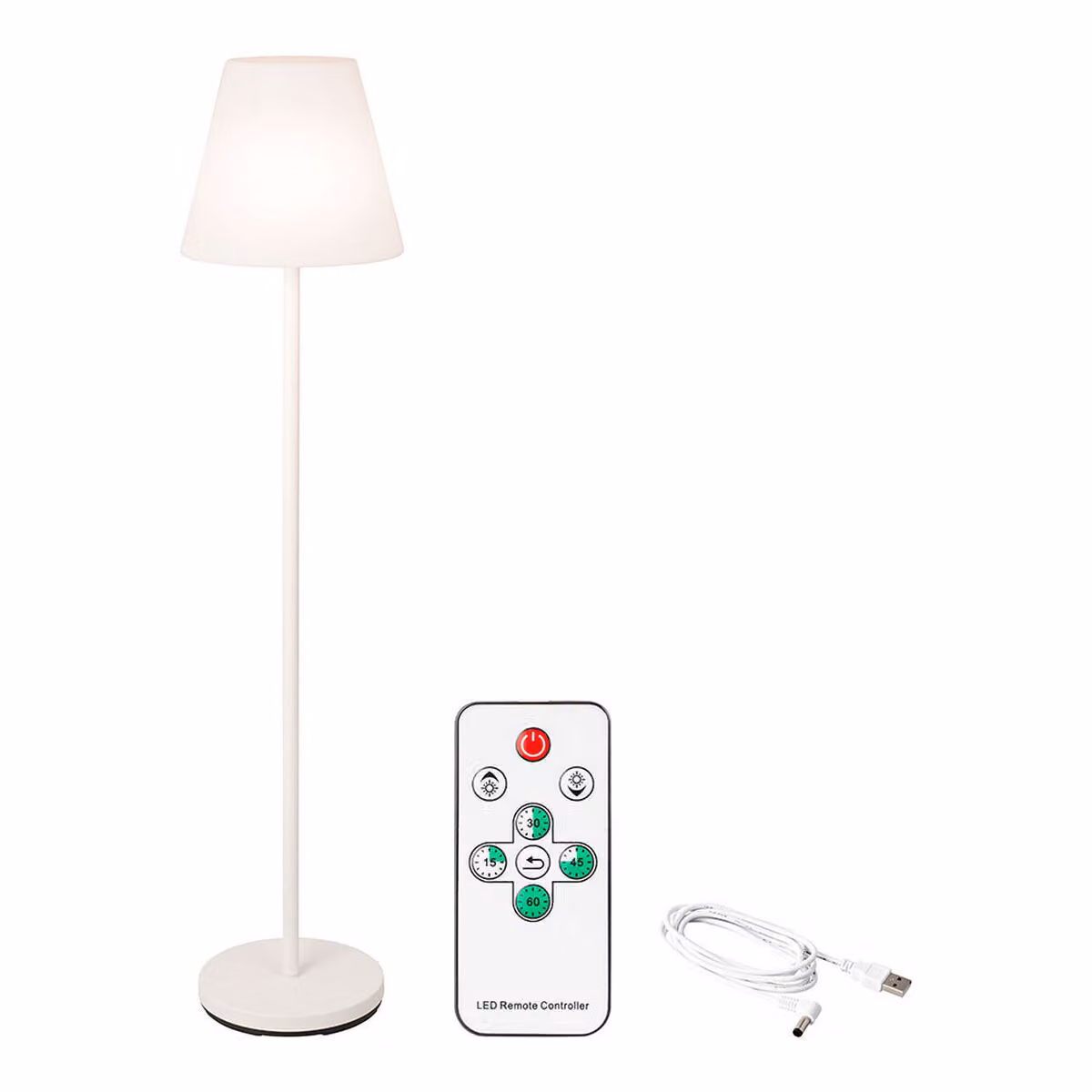 Lampada da terra Lumineo 894460 150 cm Ricaricabile