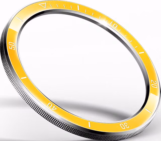 Cornice per Xiaomi Watch S3 e Watch S4 colore Giallo Cromo