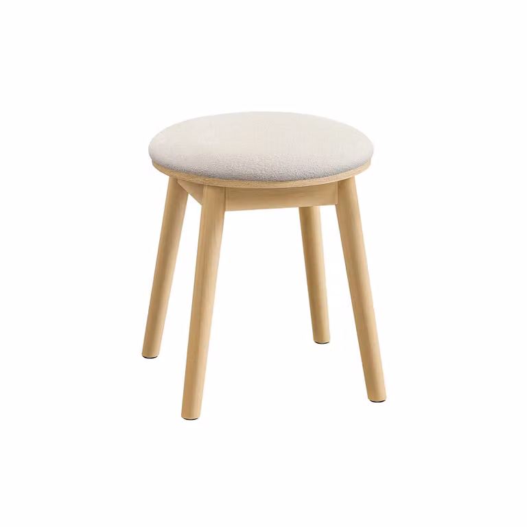 BOHOVEN Collezione - Toeletta con Specchio e Luci, Sgabello da trucco