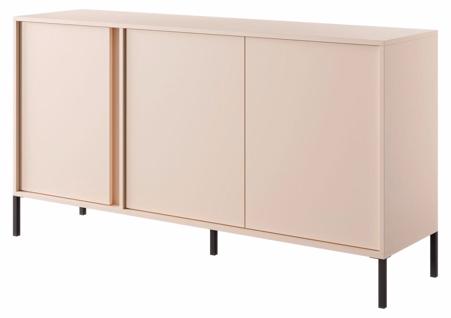 Credenza DAST cassettiera 153x39,5x81cm beige 3 ante