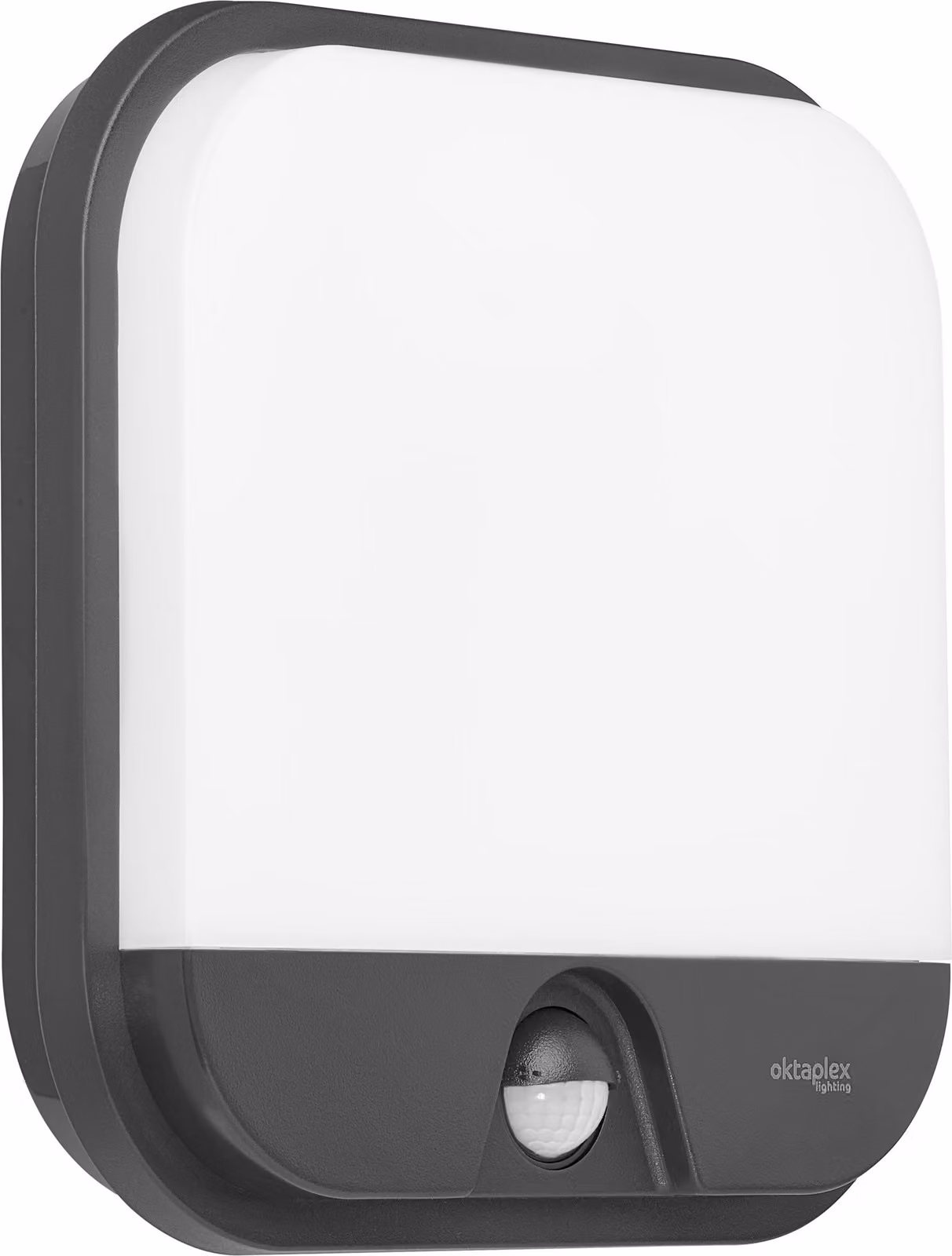 Oktaplex lampada da esterno con rilevatore di movimento bianco caldo 3000K 230V IP54 antracite Applique da esterno 19,5W 1850lm