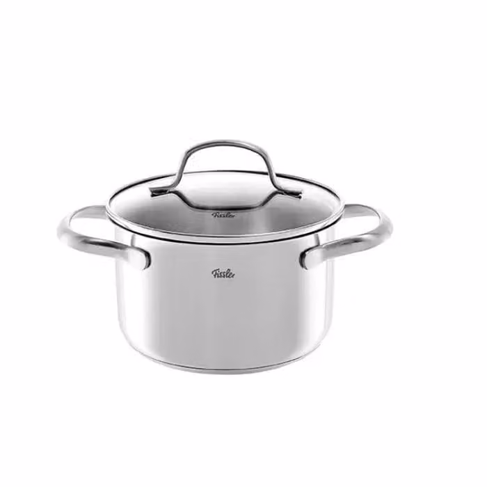 Pentola in Acciaio con coperchio diam. 20cm linea San Francisco Fissler