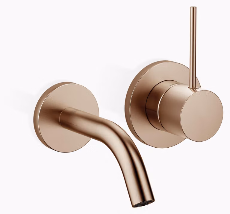Dornbracht META Mitigeur monocommandé mural pour lavabos sans vidage, saillie 125mm, 36867662-42, 36867662-42
