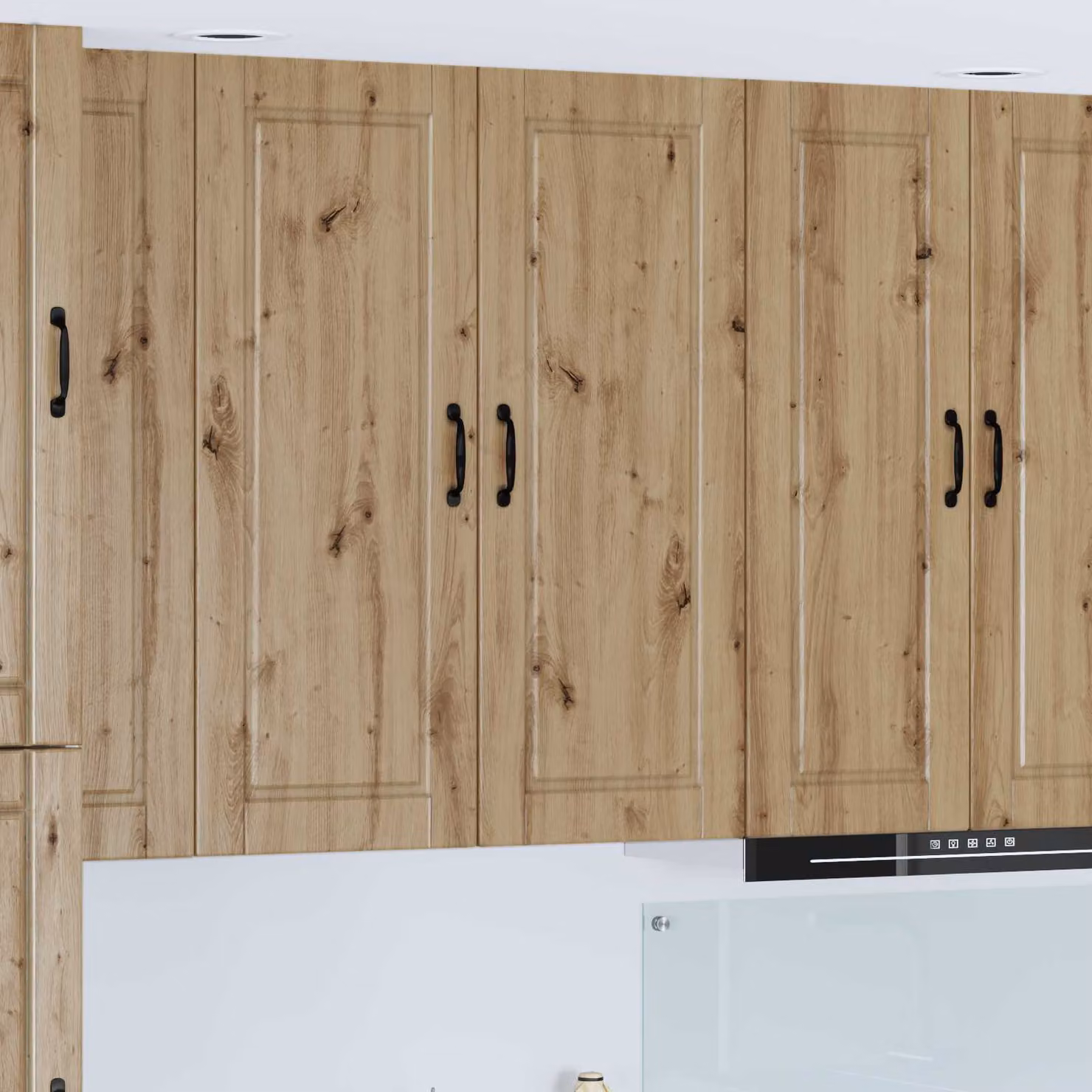 Armadietto a muro vidaXL PORTO in rovere marrone con ante a battente per cucina, L 40 cm, P 31 cm, H 100 cm