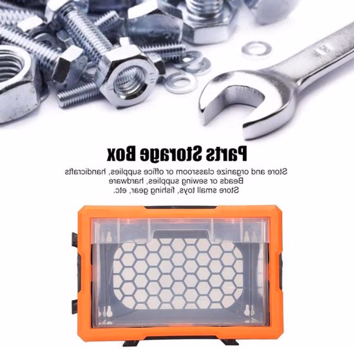Contenitore per componenti elettronici - Scatola per piccoli pezzi, organizer per utensili fai-da-te, per garage e officina
