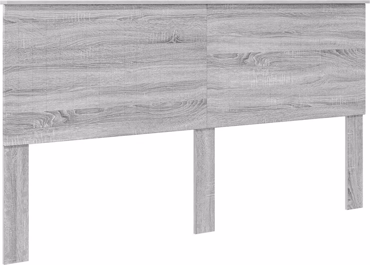 Testiera con testiera Grigio Sonoma 180 cm Legno multistrato