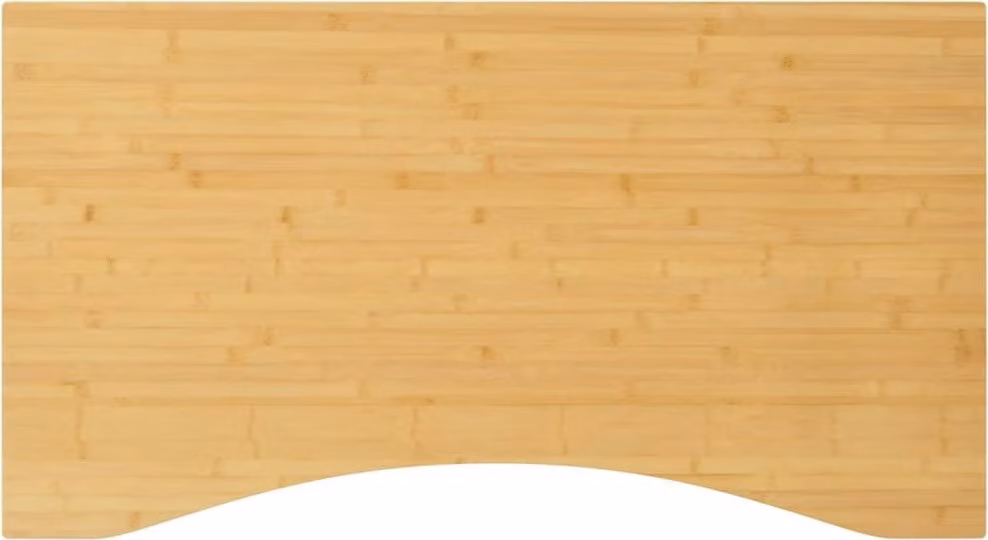 Maison Exclusive - Piano scrivania in bambù, dimensioni 100x60x4 cm