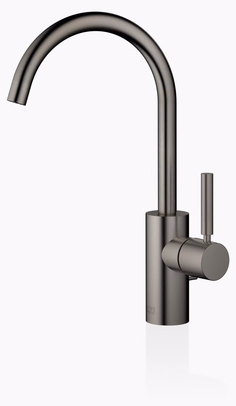 Dornbracht META Mitigeur monocommandé pour lavabos avec vidage, saillie 167mm, bec orientable 360, 33500661-99, 33500661-99
