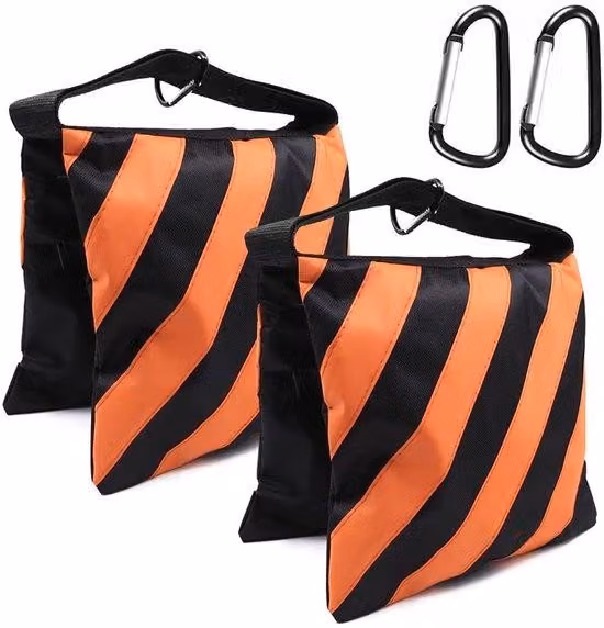 Orangerote: Set di 2 sacche fotografiche resistenti