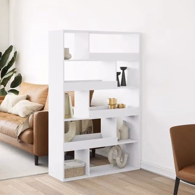 Divisorio per stanza vidaXL Bianco opaco in MDF L/P/H: 100 x 33 x 156,5 cm