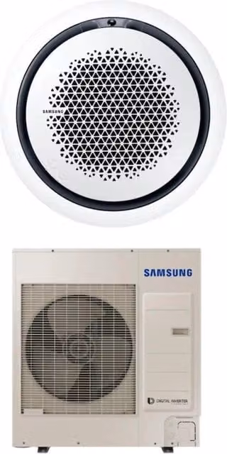 Climatizzatore Condizionatore Samsung Inverter a Cassetta 360° 36000 Btu AC100RN4PKG/EU Monofase R-32 con Wi-Fi Opzionale Classe Energetica A++ – 1