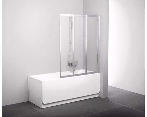 Schermo per vasca da bagno RAVAK Supernova VS3 100 satinato+trasparente 795P0U00Z1