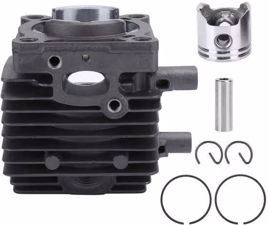 Kit pistone per decespugliatori - Compatibile con modelli FS75/FS80/FS85/HS75 - Diametro 34mm - Realizzato in alluminio di alta qualità - Facile da installare - Resistente e durevole - Design del cilindro