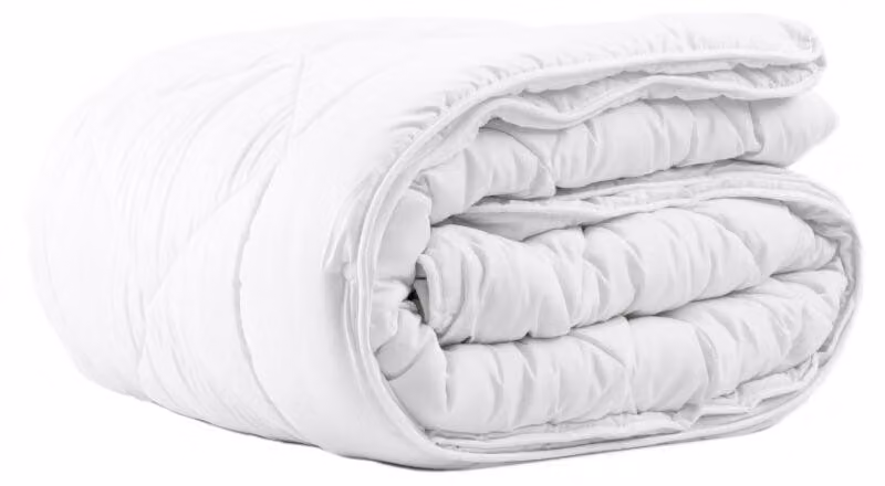 Piumino traspirante Sleeptime Micro Touch, adatto a tutte le stagioni, colore bianco - 140x200 cm
