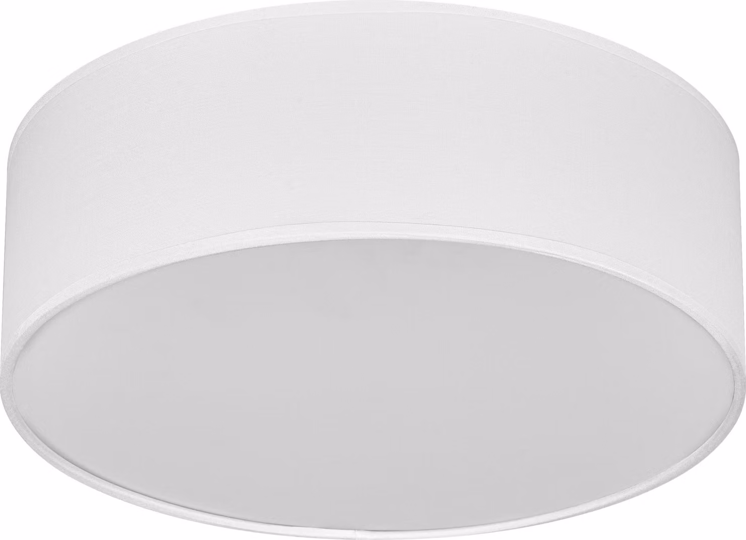 OSRAM ORBIS PARIS plafoniera 300mm, bianco, base E27, installabile con lampada intelligente, alta qualità, design moderno, con paralume in tessuto, adatta per interni, rotonda, classe di protezione IP20