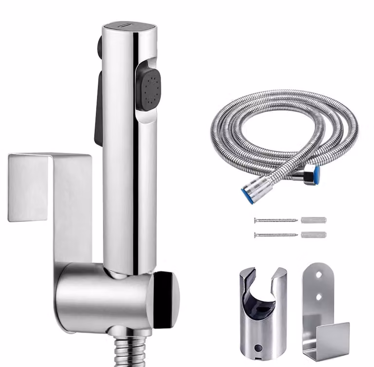 Kit per doccia bidet portatile con doppia modalità di getto - Resistente e facile da installare