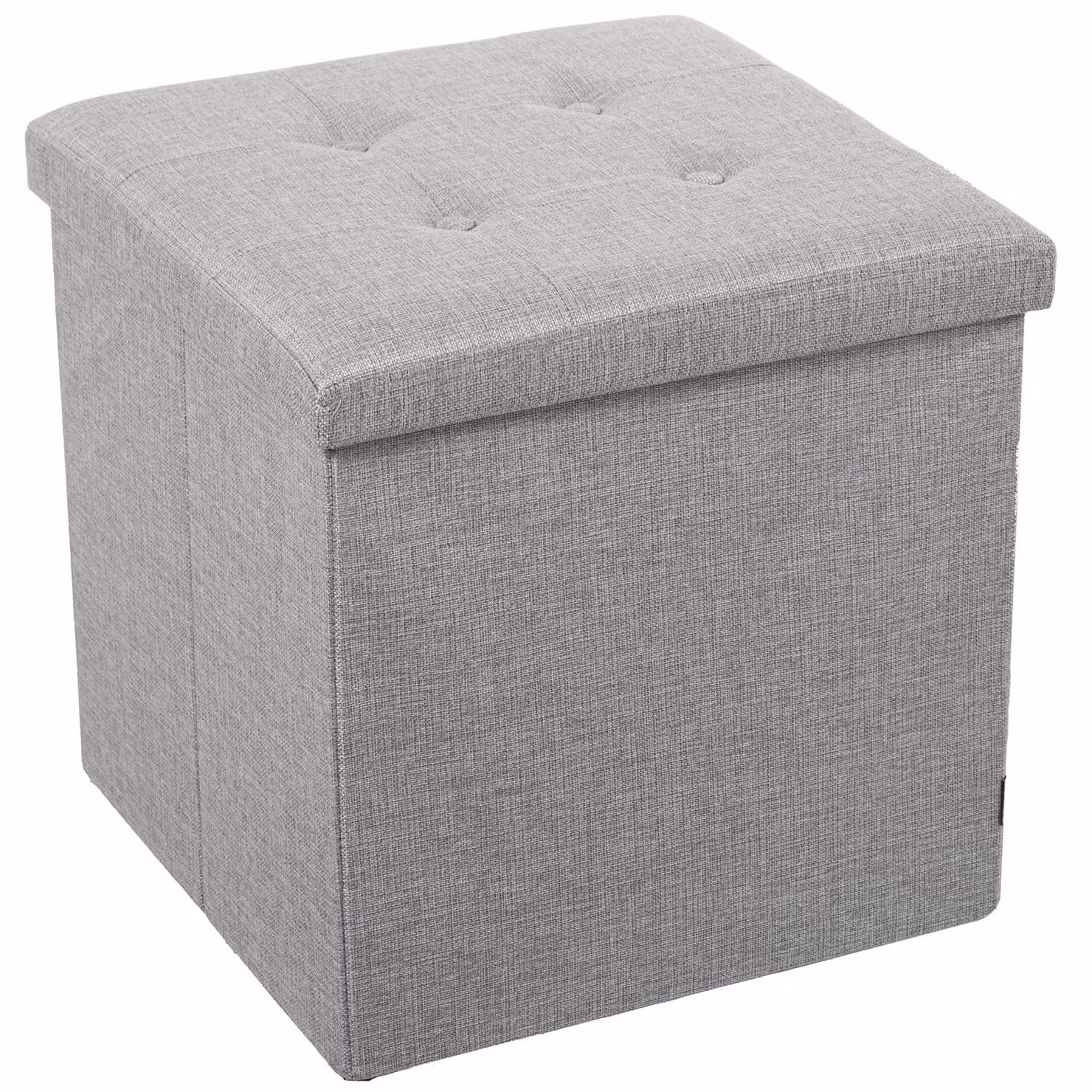 Cuscino adesivo, in poliestere, grigio, 45 x 45 x 45 cm