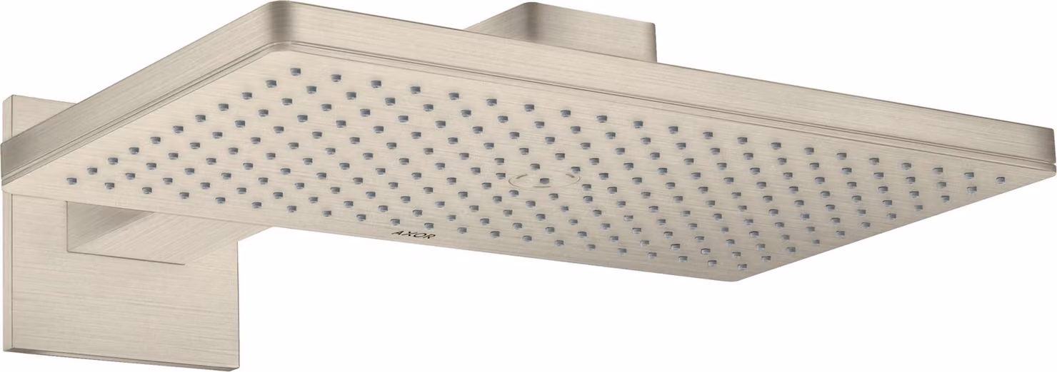 hansgrohe AXOR ShowerSolutions pomme de douche 460/300 1 jet, bras de douche, rosette carrée, 35278820, 35278820