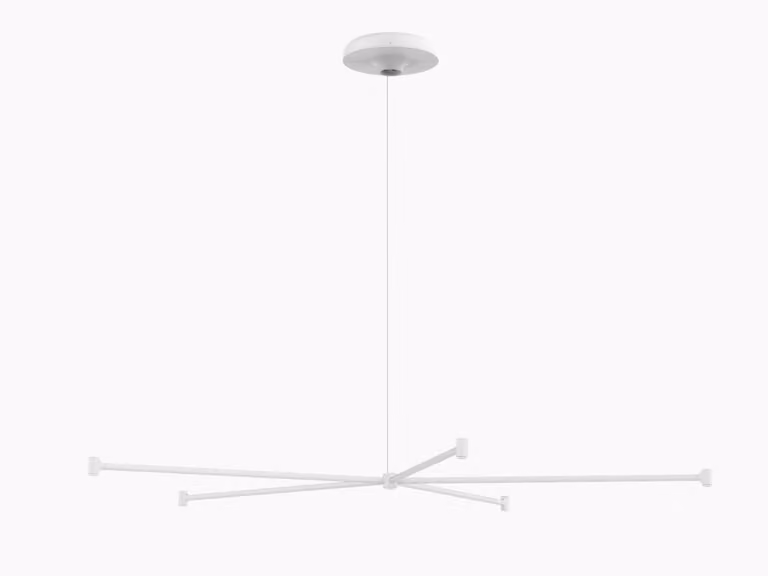 Dependant 6 Circular Suspension Sistema di Illuminazione Bianco