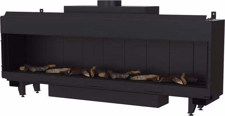 KRATKI LEO 200 fuoco a gas a fronte di gas naturale ∅ 130/200 16 kW