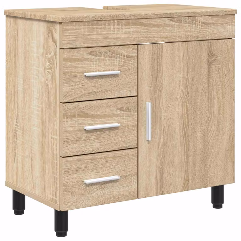 Mobiletto da bagno Rovere Sonoma 60 x 35 x 60 cm