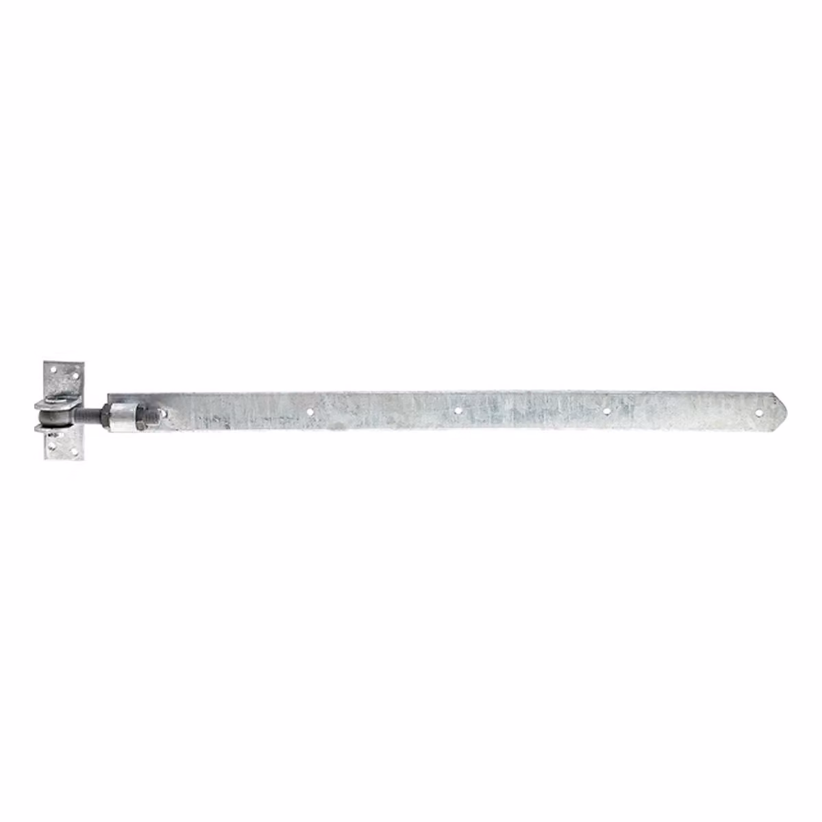 Alberts 318284 Cerniera per tapparella | diritta, estremità arrotondata, regolabile di 30 mm | zincata a caldo | 660 x 40 mm