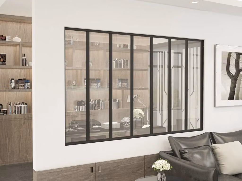Tettoia in alluminio Panorama HABITAT ET JARDIN colore nero L: 210 cm, P: 130 cm – 2