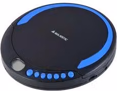 Lettore CD portatile Majestic DM 1550 MP3 Black e Blue