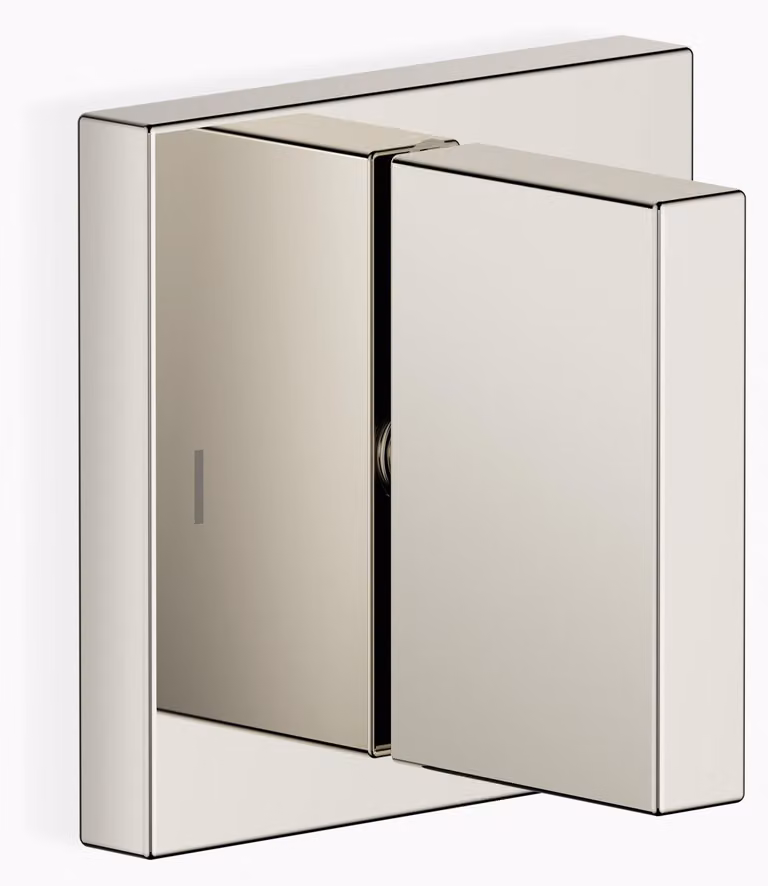 Dornbracht MEM inverseur encastré deux voies, rosace carrée 60x60mm, 36200782-08, 36200782-08