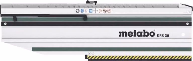 Metabo Kappschiene KFS 30, Länge 30 cm für Hand Kreissägen, splitterschutz