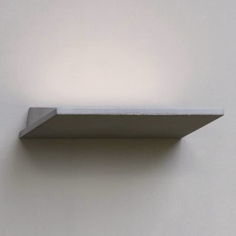 Martinelli Luce Applique da esterni a LED Plan, Alluminio / Grigio / Zincato, Alluminio, Design, Applique LED da esterni