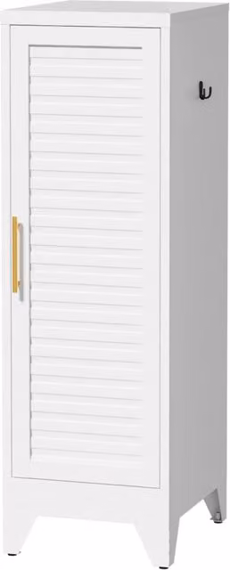 Armadio in metallo con appendiabiti, armadietto spogliatoio in acciaio 120x38x45 cm, per camera da letto, palestra, scuola e ufficio