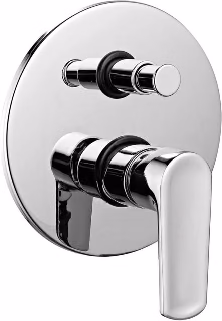 Miscelatore doccia incasso con deviatore automatico Funky Rubinetteria I Crolla cromato