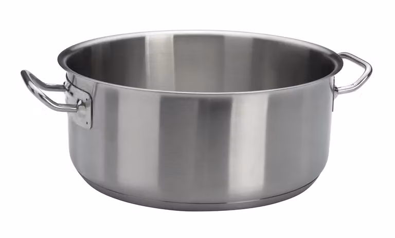 Casseruola media in acciaio inox per induzione 18/10, diam.36cm