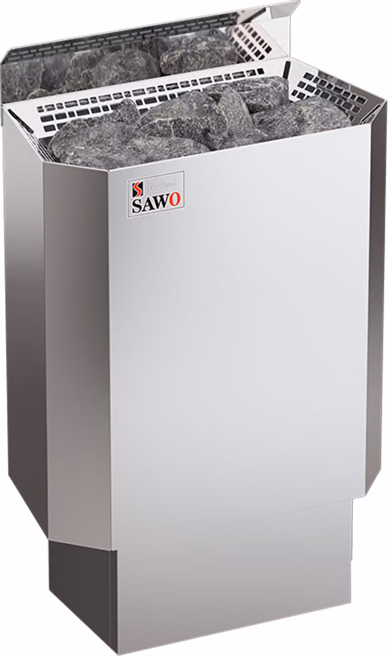 Stufe per sauna Sawo Nordex Mini 3,0 kW, acciaio | controllo separato necessario | NRM-30NS-Z