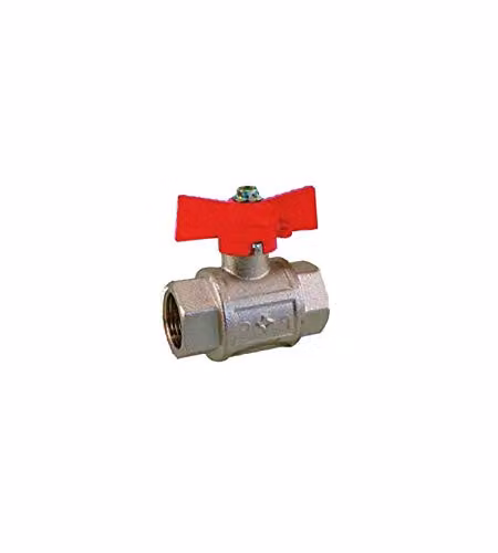 Valvola Sfera F-F Manico a Farfalla Pro 1"