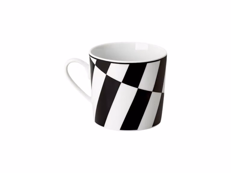 Home Monochrome Stripes Tazza - con Manico