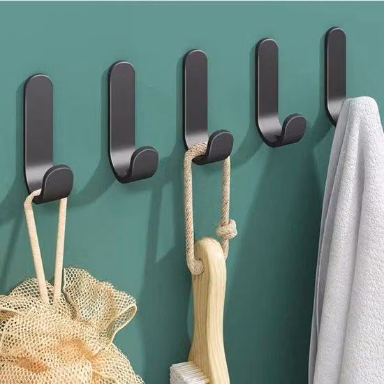 Set da 12 supporti da parete autoadesivi RVS-Zw