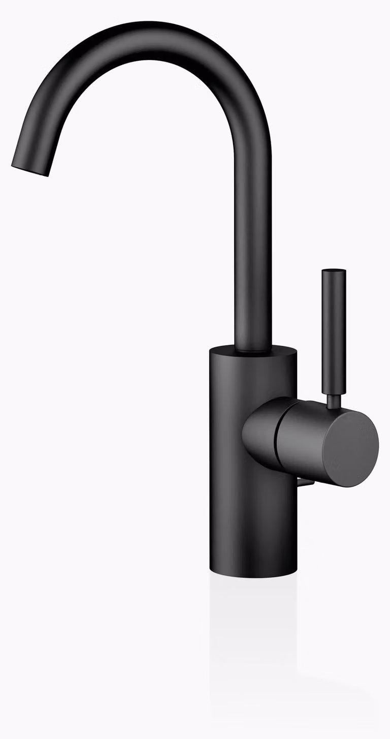 Dornbracht META Mitigeur monocommandé pour lavabos avec vidage, saillie 123mm, bec orientable 360, 33510661-33, 33510661-33