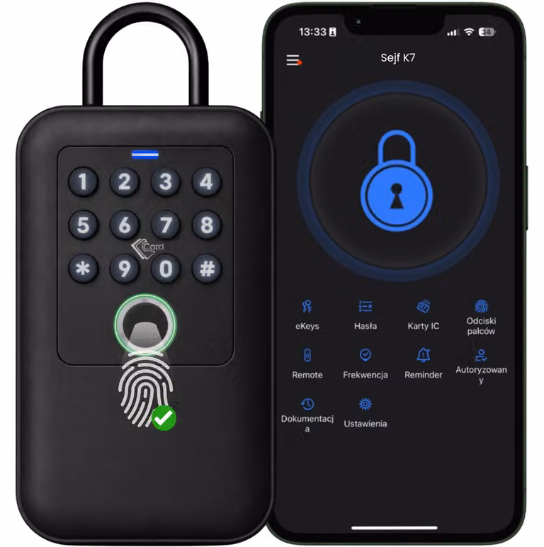 Cassaforte K7 con serratura TTLock